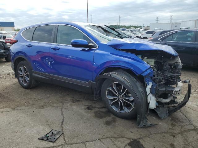 7FARW2H81LE017556 - 2020 HONDA CR-V EXL BLUE photo 4