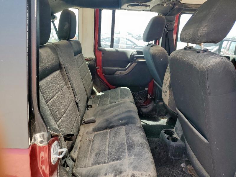 1C4BJWKG3CL230718 - 2012 JEEP WRANGLER U SPORT Қызыл фото 11