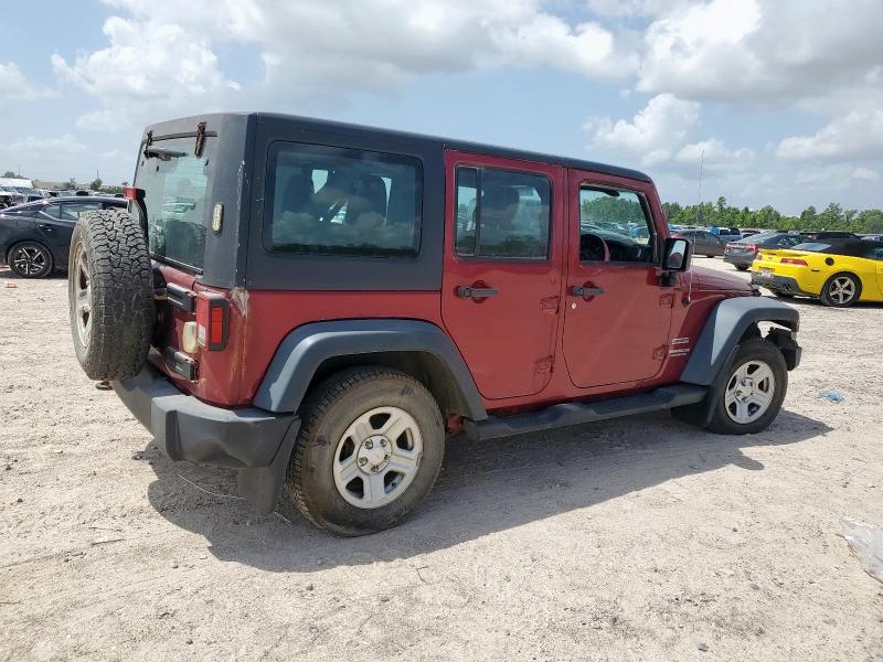 1C4BJWKG3CL230718 - 2012 JEEP WRANGLER U SPORT Қызыл фото 3