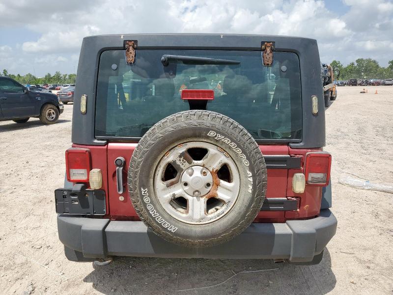 1C4BJWKG3CL230718 - 2012 JEEP WRANGLER U SPORT Қызыл фото 6