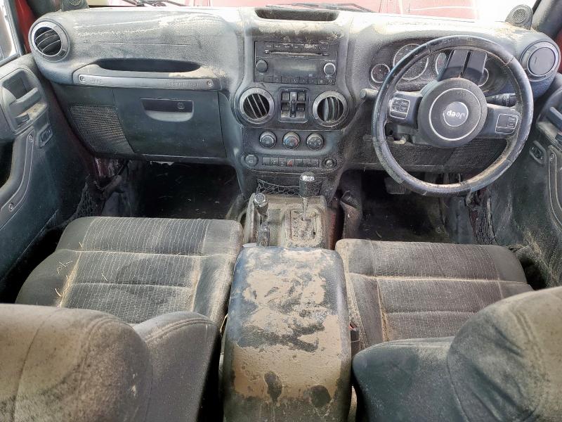 1C4BJWKG3CL230718 - 2012 JEEP WRANGLER U SPORT Қызыл фото 8