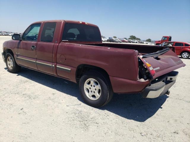 1GCEC19T31Z196318 - 2001 CHEVROLET SILVERADO C1500 BURGUNDY photo 2