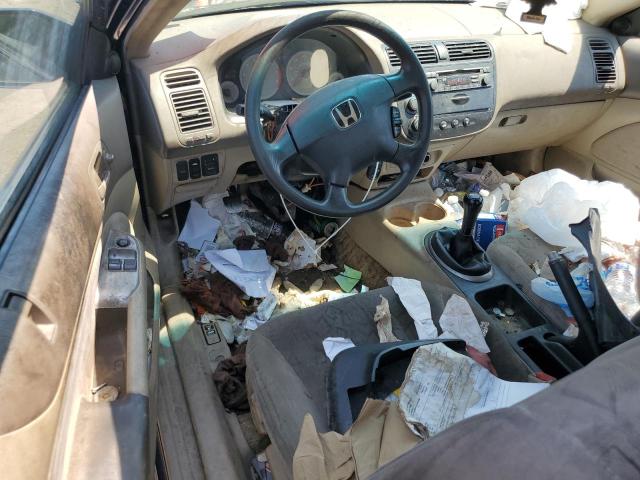 1HGEM21991L118522 - 2001 HONDA CIVIC SI BLUE photo 8