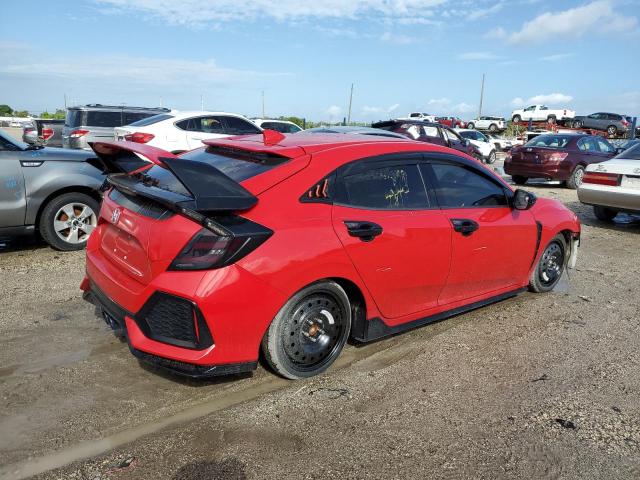 SHHFK7H41JU239367 - 2018 HONDA CIVIC SPORT 红色 照片 3