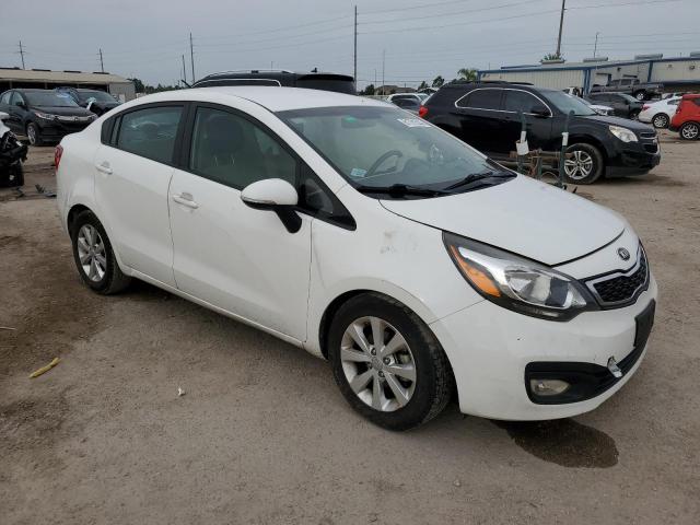 KNADN4A36D6231715 - 2013 KIA RIO EX WHITE photo 4