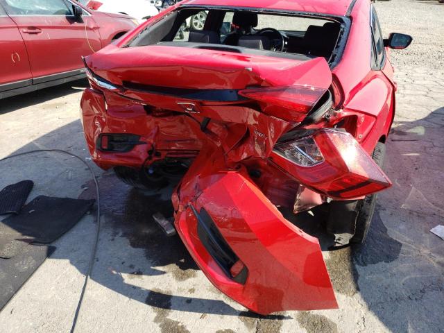 2HGFC2F82LH542051 - 2020 HONDA CIVIC SPORT 红色 照片 12