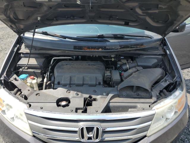 5FNRL5H60DB014279 - 2013 HONDA ODYSSEY EXL GRAY photo 12