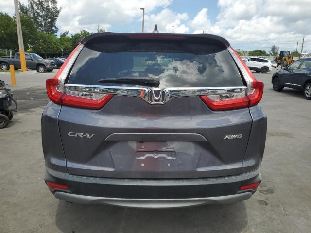 2HKRW2H50KH667481 - 2019 HONDA CR-V EX GRAY photo 6