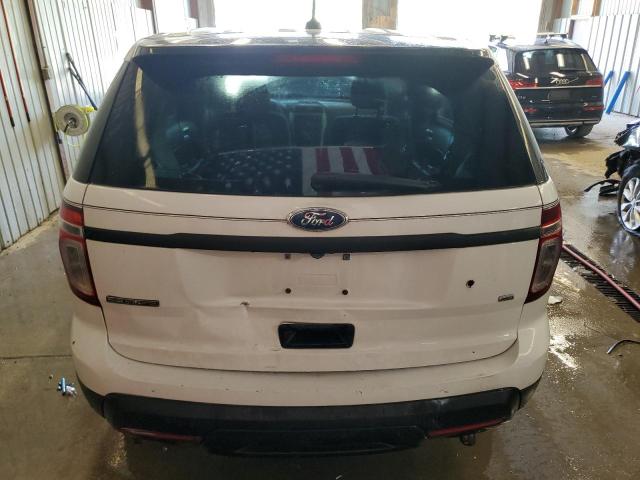 1FM5K8AR5FGC16210 - 2015 FORD EXPLORER POLICE INTERCEPTOR WHITE photo 6