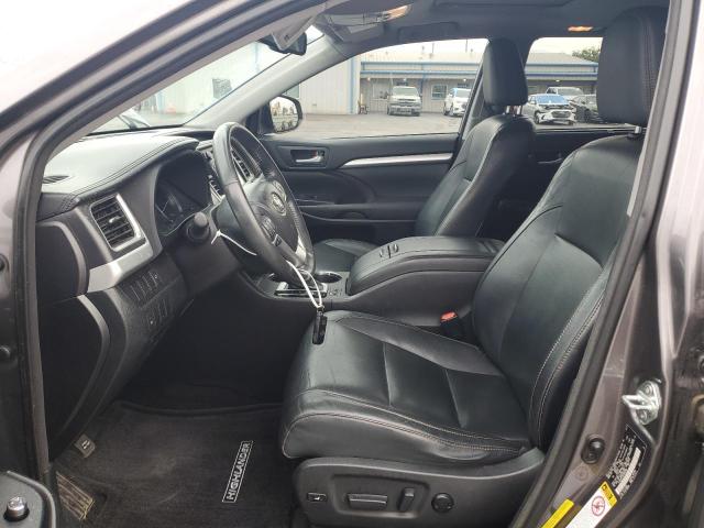 5TDKKRFH3FS065936 - 2015 TOYOTA HIGHLANDER XLE CHARCOAL photo 7