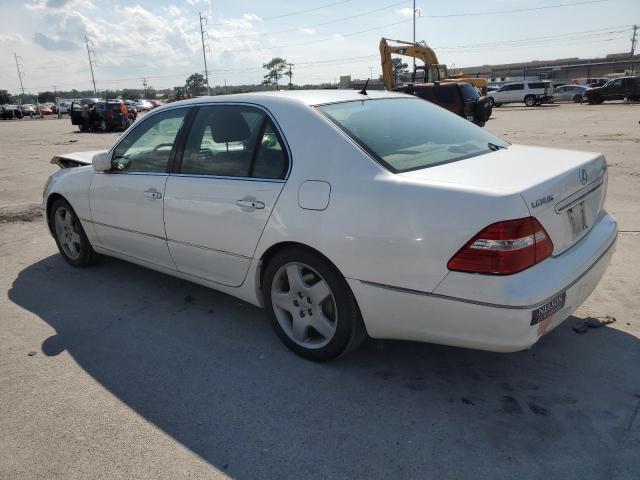 JTHBN36F655027865 - 2005 LEXUS LS 430 WHITE photo 2