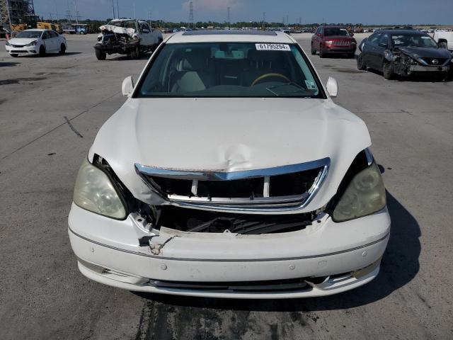 JTHBN36F655027865 - 2005 LEXUS LS 430 WHITE photo 5