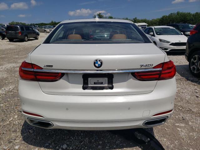 WBA7E4C55KGV70243 - 2019 BMW 740 XI WHITE photo 6
