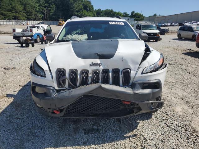 1C4PJMBS0FW705288 - 2015 JEEP CHEROKEE TRAILHAWK WHITE photo 5