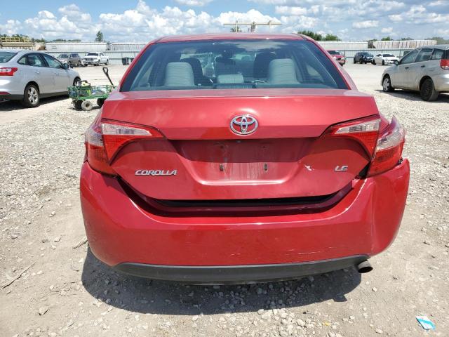 5YFBURHE0HP651776 - 2017 TOYOTA COROLLA L RED photo 6