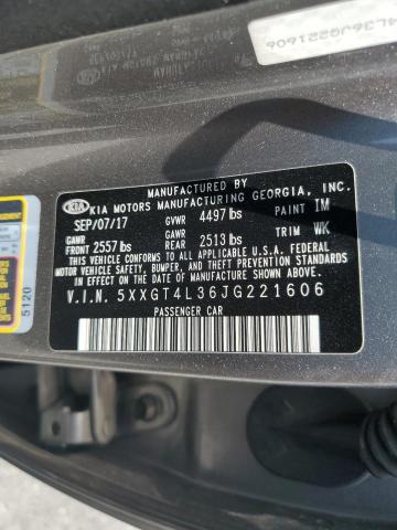 5XXGT4L36JG221606 - 2018 KIA OPTIMA LX 银色 照片 12