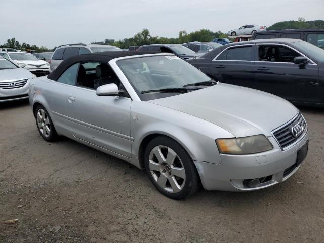 WAUAC48H54K014349 - 2004 AUDI A4 1.8 CABRIOLET SILVER photo 4