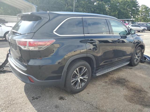 5TDKKRFH1GS507260 - 2016 TOYOTA HIGHLANDER XLE BLACK photo 3