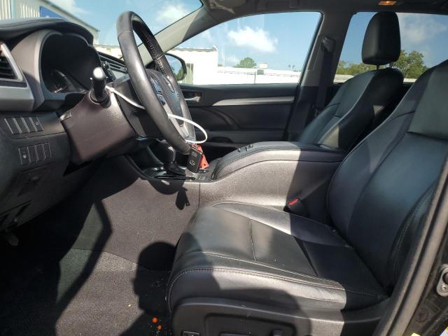 5TDKKRFH1GS507260 - 2016 TOYOTA HIGHLANDER XLE BLACK photo 7