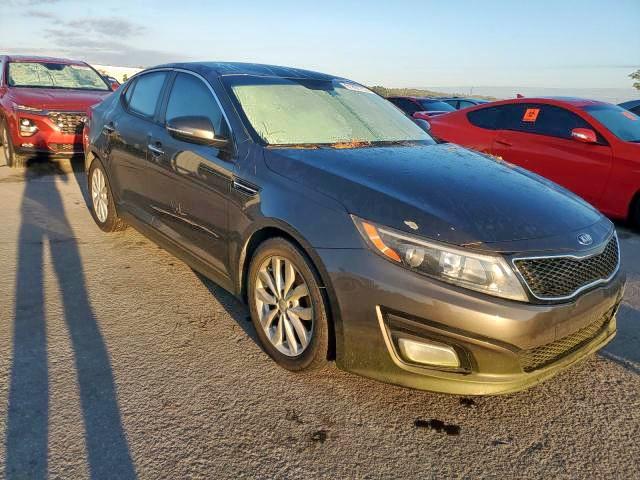 5XXGN4A76FG386384 - 2015 KIA OPTIMA EX GRAY photo 1