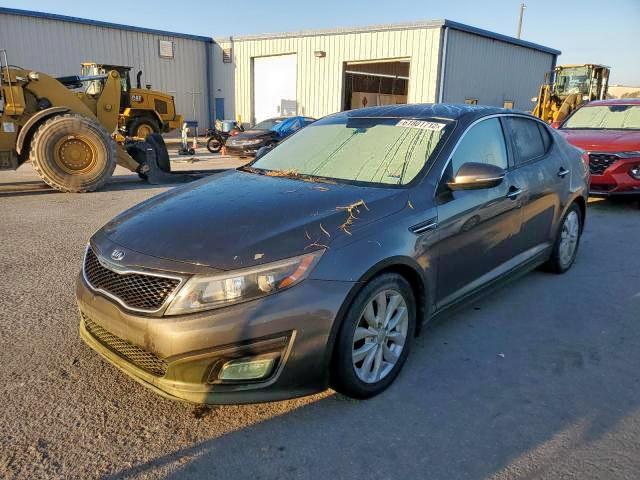 5XXGN4A76FG386384 - 2015 KIA OPTIMA EX GRAY photo 2