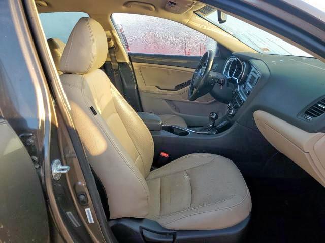 5XXGN4A76FG386384 - 2015 KIA OPTIMA EX GRAY photo 3