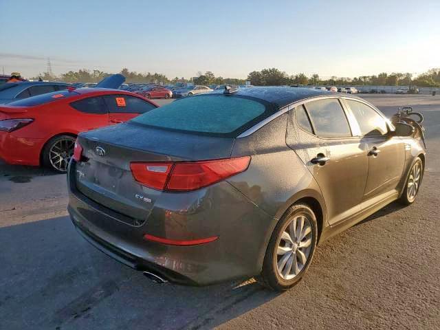 5XXGN4A76FG386384 - 2015 KIA OPTIMA EX GRAY photo 4
