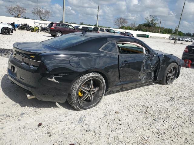 2G1FB1E35C9178552 - 2012 CHEVROLET CAMARO LT BLACK photo 3