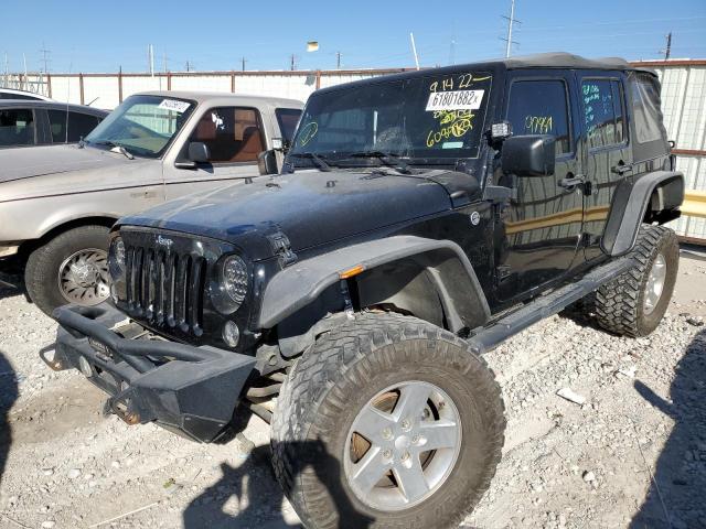 1C4BJWDG4FL608725 - 2015 JEEP WRANGLER U SPORT Schwarz Foto 2