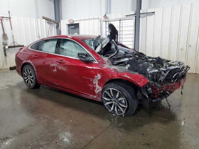 1G1ZG5ST2MF052524 - 2021 CHEVROLET MALIBU RS RED photo 4