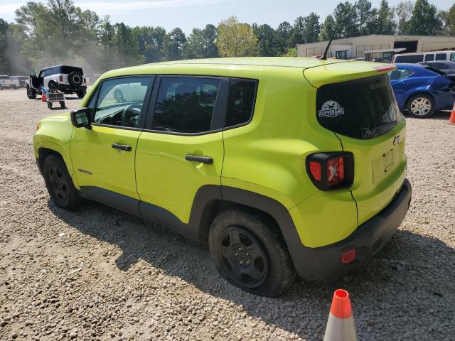 ZACCJAAB9HPG22652 - 2017 JEEP RENEGADE SPORT GREEN photo 2