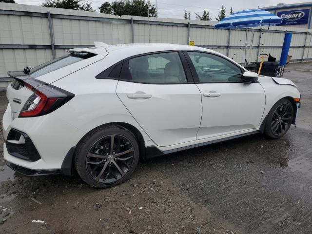 SHHFK7H92MU205762 - 2021 HONDA CIVIC SPORT TOURING WHITE photo 3