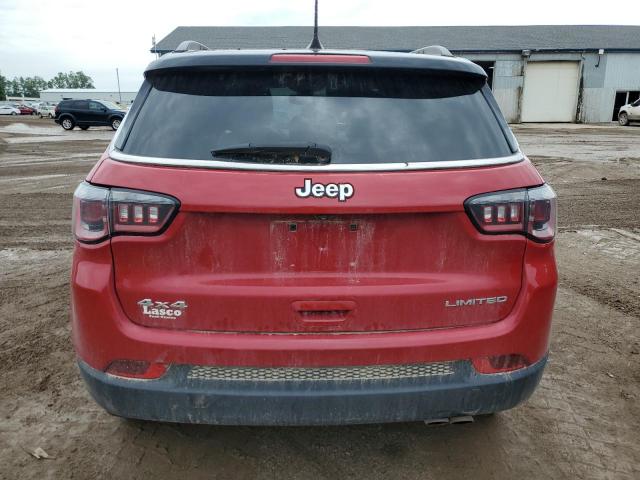 3C4NJDCB0JT354516 - 2018 JEEP COMPASS LIMITED Червоний фото 6