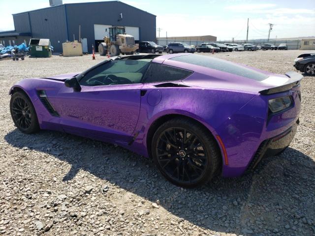 1G1YT2D66F5601518 - 2015 CHEVROLET CORVETTE Z06 3LZ PURPLE photo 2