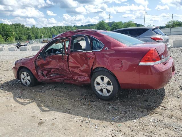 2G1WT58KX79330337 - 2007 CHEVROLET IMPALA LT Rouge photo 2