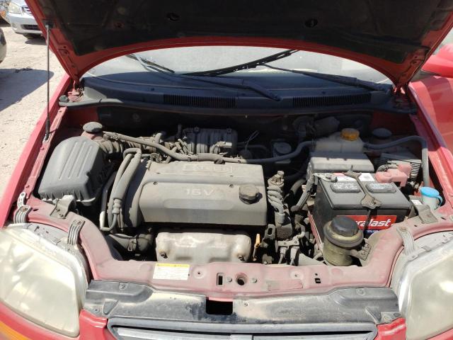 KL1TD66677B762246 - 2007 CHEVROLET AVEO BASE Qırmızı foto 11