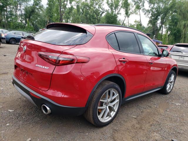 ZASFAKNN0J7B76733 - 2018 ALFA ROMEO STELVIO TI SPORT RED photo 3