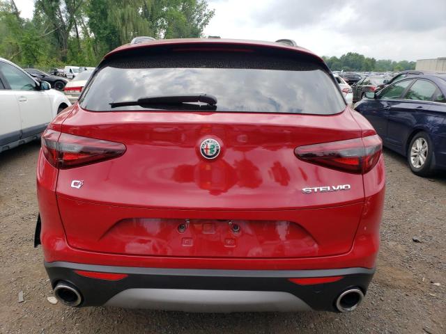 ZASFAKNN0J7B76733 - 2018 ALFA ROMEO STELVIO TI SPORT RED photo 6