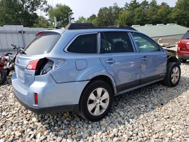 4S4BRBKC7B3390237 - 2011 SUBARU OUTBACK 2.5I LIMITED BLUE photo 3