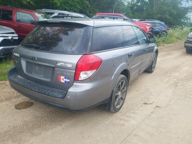 4S4BP60CX96330803 - 2009 SUBARU OUTBACK GRAY photo 3