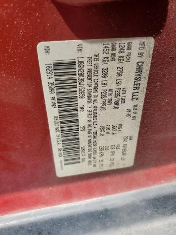 1J8GN28K38W152650 - 2008 JEEP LIBERTY SPORT RED photo 12