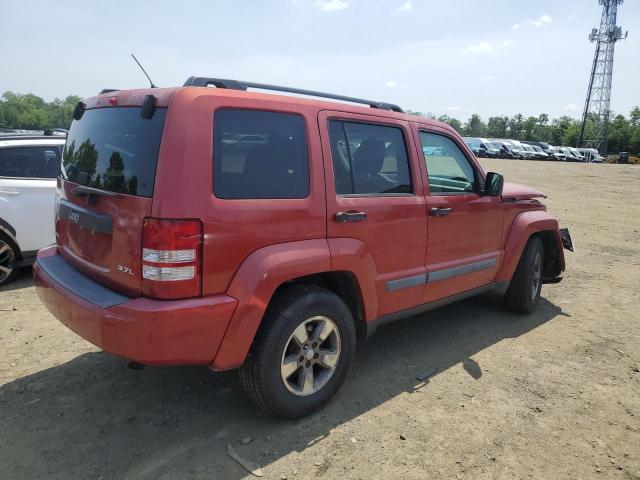 1J8GN28K38W152650 - 2008 JEEP LIBERTY SPORT RED photo 3