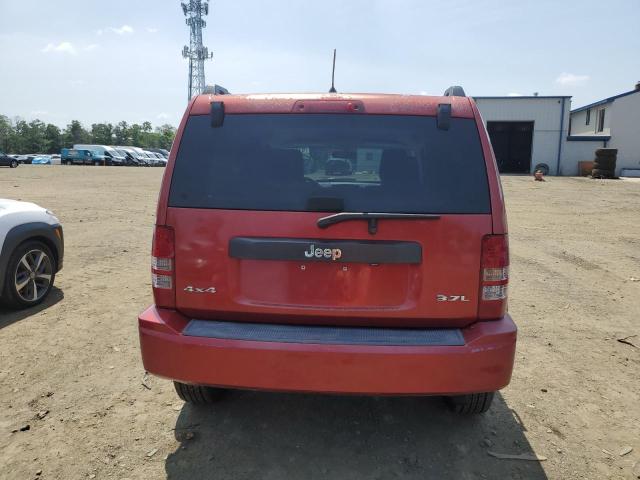 1J8GN28K38W152650 - 2008 JEEP LIBERTY SPORT RED photo 6