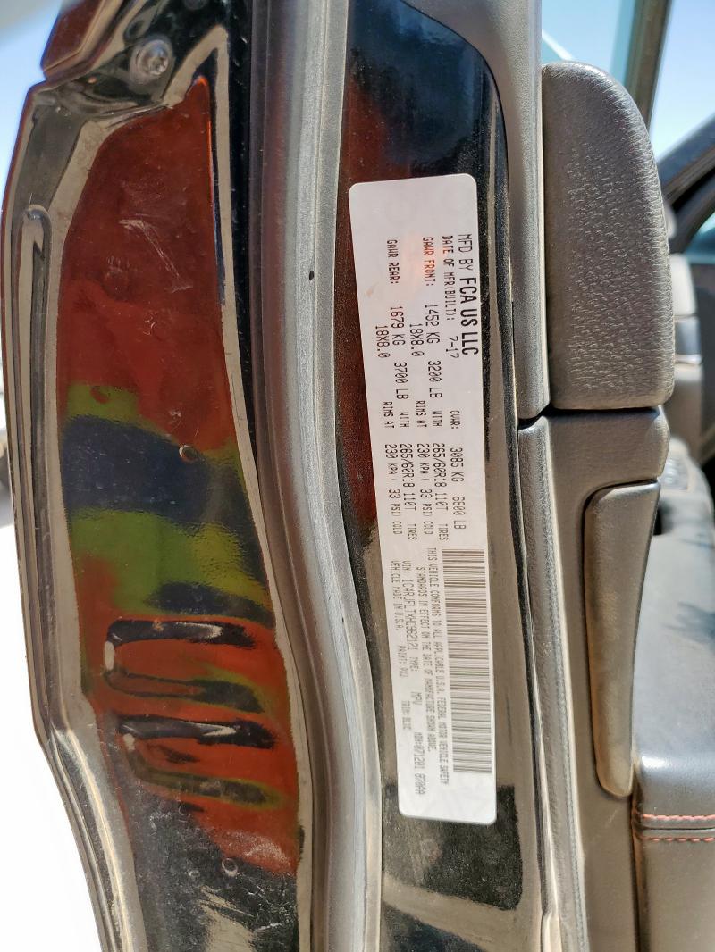 1C4RJFLTXHC962121 - 2017 JEEP GRAND CHER TRAILHAWK BLACK photo 13