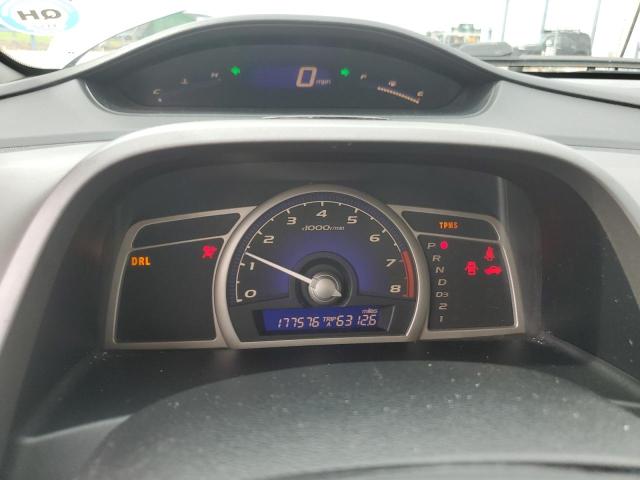 19XFA16659E031600 - 2009 HONDA CIVIC LX-S ნაცრისფერი ფოტო 9