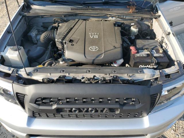 5TEJU4GN0AZ719736 - 2010 TOYOTA TACOMA DOUBLE CAB PRERUNNER GRAY photo 11