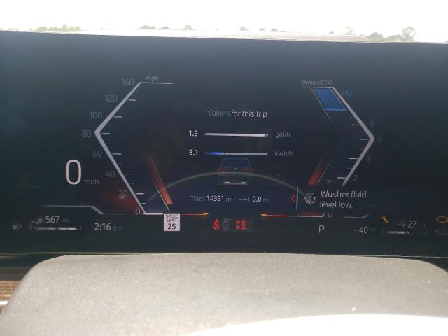 5UX43EU06R9U76826 - 2024 BMW X5 XDRIVE50E SILVER photo 9