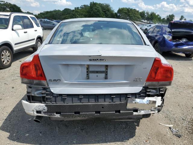 YV1RH59H442376565 - 2004 VOLVO S60 2.5T SILVER photo 6