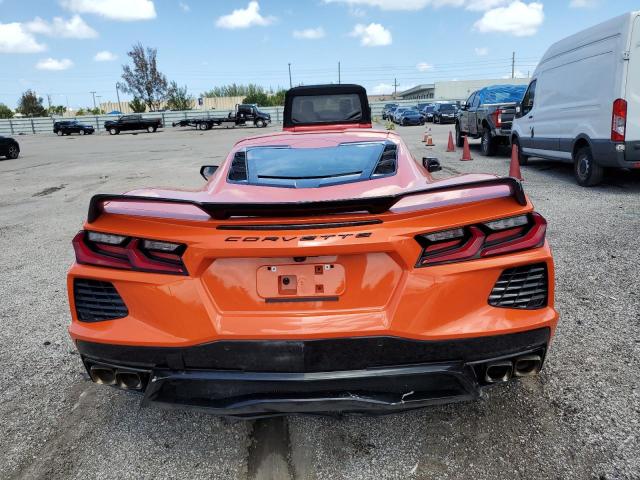 1G1YA2D45M5114215 - 2021 CHEVROLET CORVETTE STINGRAY 1LT ORANGE photo 10