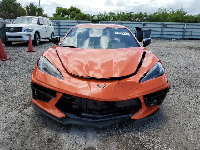 1G1YA2D45M5114215 - 2021 CHEVROLET CORVETTE STINGRAY 1LT ORANGE photo 5